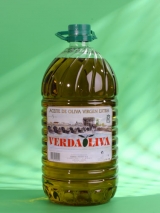 VERDAOLIVA Virgen Extra 5l.Aceite de Oliva Virgen Extra, formato de garrafas de 5 l. pet.